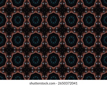 Seamless Digital Fabric Graphic Design Luxury Texture Endless Tile Visual Background Template Fashion Cloth Perspective Decoration Symmetric Geometric Art Interior Shape Textile Wallpaper Pattern.