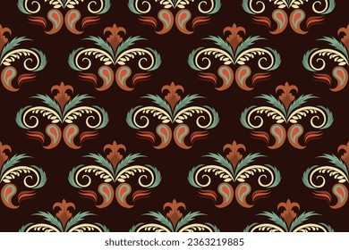 seamless digital floral motif patterns, woven, embroidered, ikat, batik and others