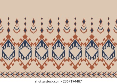 Seamless digital motif patterns woven, embroidered, ikat