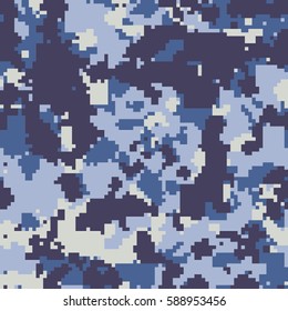 Blue Pixel Camouflage Images Stock Photos Vectors Shutterstock