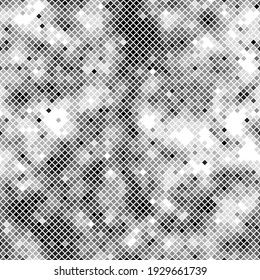 Seamless digital snow polar arctic pixel camo texture for army or hunting textile print. Vector digital military camouflage pattern. Snow white and gray color palette