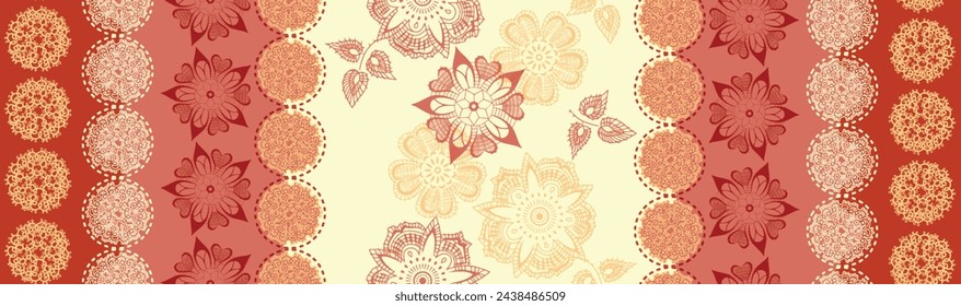 Seamless Digital and Textile design pattern for any Type of print