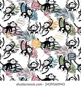 Seamless Digital and textile design Pattern