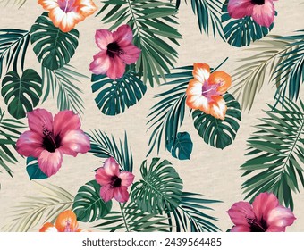 Seamless Digital and textile design Pattern