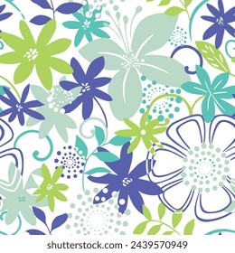 Seamless Digital and textile design Pattern