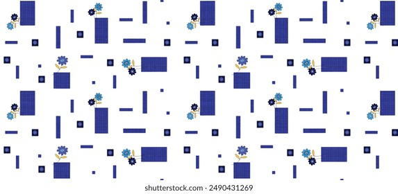 Seamless Digital and Textile design pattern for any Type of print