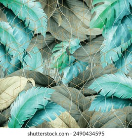 Seamless Digital and Textile design pattern for any Type of print