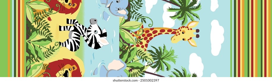 Seamless Digital and Textile design pattern for any Type of print