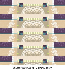 Seamless Digital and textile design Pattern
