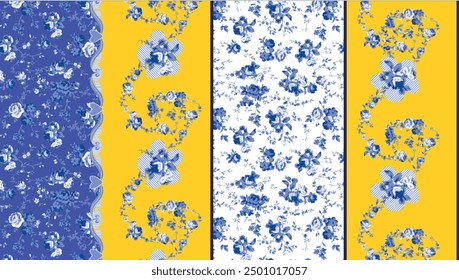 Seamless Digital and textile design Pattern