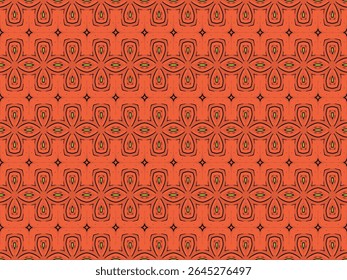 Seamless Digital Texture Design Graphic Interior Template Fabric Visual Shape Fashion Luxury Textile Art Geometric Symmetric Tile Decoration Cloth Endless Perspective Background Wallpaper Pattern.