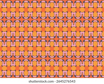 Seamless Digital Texture Design Graphic Interior Template Fabric Visual Shape Fashion Luxury Textile Art Geometric Symmetric Tile Decoration Cloth Endless Perspective Background Wallpaper Pattern.