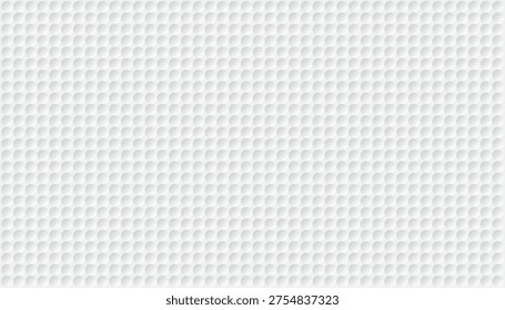 Seamless dimpled pattern. Geometric dimples white texture background for wallpaper, design, and templates.