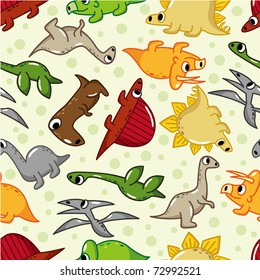 seamless dinosaur pattern