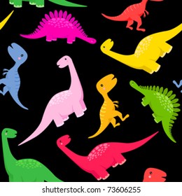 seamless dinosaur pattern