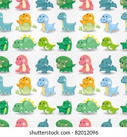 seamless dinosaur pattern