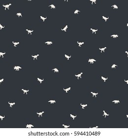 seamless dinosaur pattern vector illustration