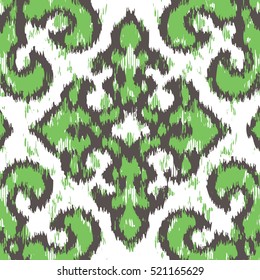 Seamless distressed damask background tile