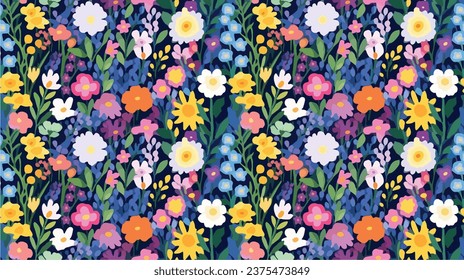seamless ditsy flowers repeating pattern, tiny flowers pattern, ditsy, liberty , meadow, floral