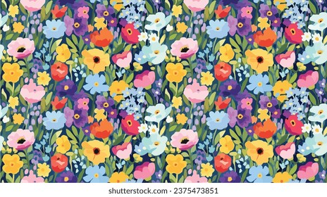 seamless ditsy flowers repeating pattern, tiny flowers pattern, ditsy, liberty , meadow, floral