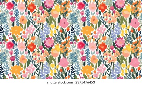 seamless ditsy flowers repeating pattern, tiny flowers pattern, ditsy, liberty , meadow, floral