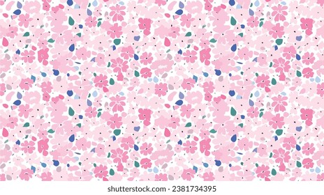 seamless ditsy flowers repeating pattern, tiny flowers pattern, ditsy, liberty , meadow, floral