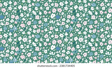 seamless ditsy flowers repeating pattern, tiny flowers pattern, ditsy, liberty , meadow, floral