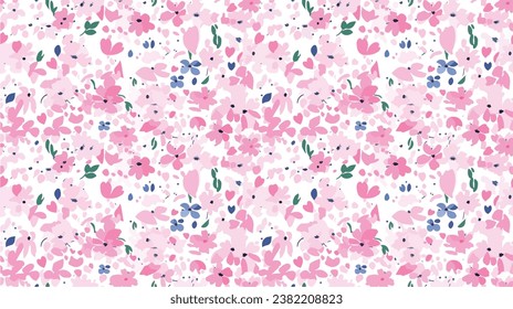seamless ditsy flowers repeating pattern, tiny flowers pattern, ditsy, liberty , meadow, floral