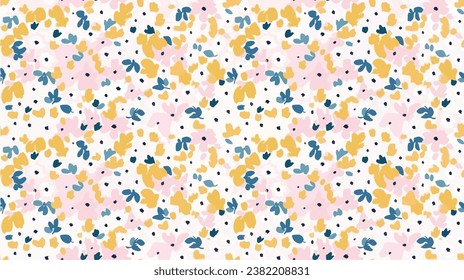 seamless ditsy flowers repeating pattern, tiny flowers pattern, ditsy, liberty , meadow, floral