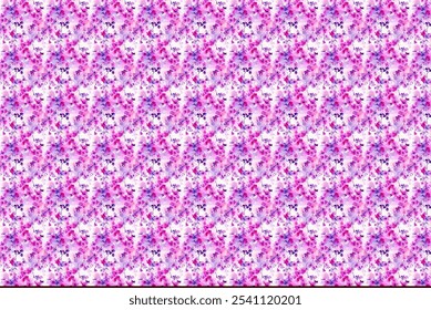 Patrón de ditsy sin fisuras en Pequeñas flores silvestres lindas