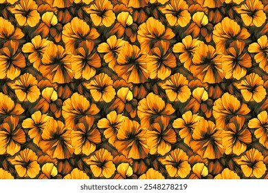 Seamless ditsy pattern in small cute wild flowers. Delicate bouquets. Liberty style millefleurs. 