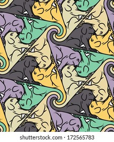 Seamless Dog Background/tessellation