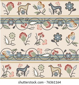 Seamless  Dog Pattern