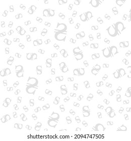 Patrón de signos del dólar sin fisuras. Fondo monetario. El ornamento se puede usar para papel de envoltura de regalo, rellenos de patrones, fondo de página web