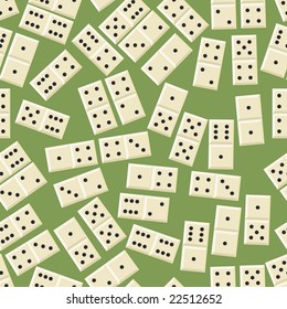 Seamless domino game pattern