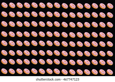 Seamless donut background
