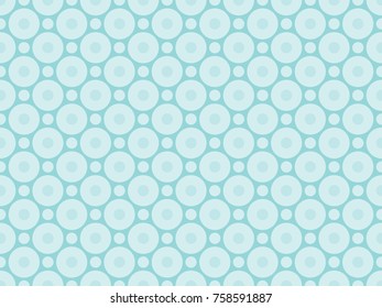 Seamless donut pattern vector. Design light blue on blue background.