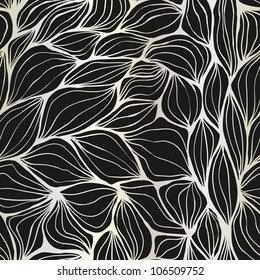 Seamless doodle abstract ripples pattern