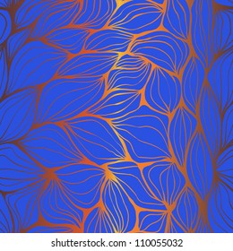 Seamless doodle abstract ripples pattern