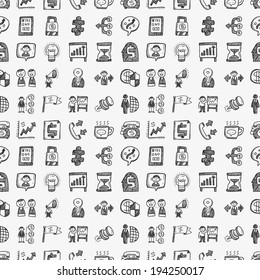 seamless doodle communication pattern