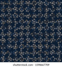Seamless doodle criss cross vector pattern. Modern hand drawn scratch brush stroke marks shape. Repeating abstract line background. Trendy masculine grunge textile. All over print swatch tile.