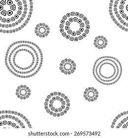 Seamless doodle geometric pattern/ Abstract background/ Design element