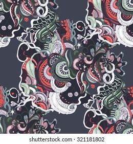 seamless doodle pattern