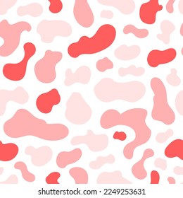 Seamless doodle pattern. Abstract background with hand drawn doodle shapes. 