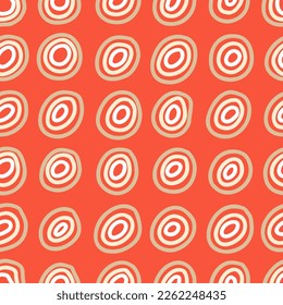 Seamless doodle pattern. Abstract background with hand drawn doodle shapes. 