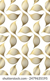 Seamless doodle pattern featuring soft leaf designs. Great for use in textiles, book covers, wallpapers, design projects, graphic art, printing, hobbies, and invitations.