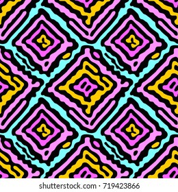 Seamless doodle pattern grunge texture.Trendy modern ink artistic design with authentic and unique scrapes, blotted background for a logo, cards, invitations, posters, banners.