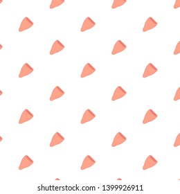 seamless doodle pattern. menstrual cup. vector illustration