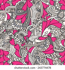 patrón de valentina de doodle sin fisuras