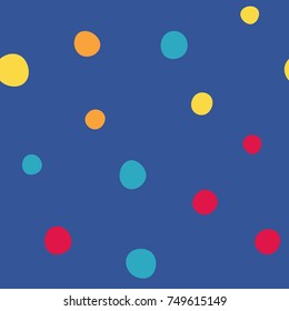 Seamless dot background. Vector repeating texture.